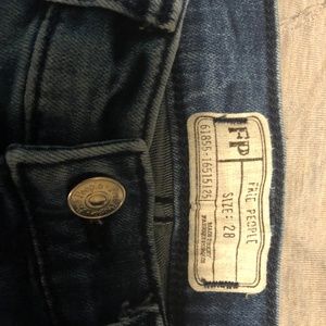 Free People - High Rise Busted Knee Skinny Jeans